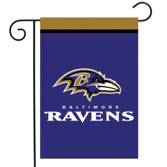 Briarwood Lane Baltimore Ravens Garden Flag NFL Licensed 18" x 12.5" image {1}