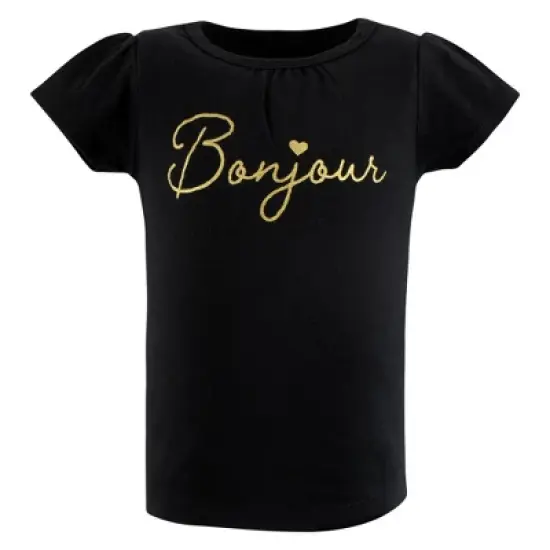 Hudson Baby Girl Short Sleeve T-Shirts, Houndstooth Red image {3}