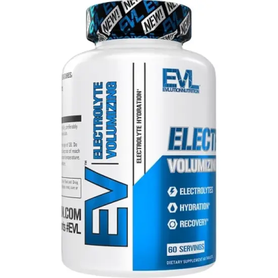 Evlution Nutrition EV Electrolyte - Hydration + Electrolytes - 60 Servings image {3}