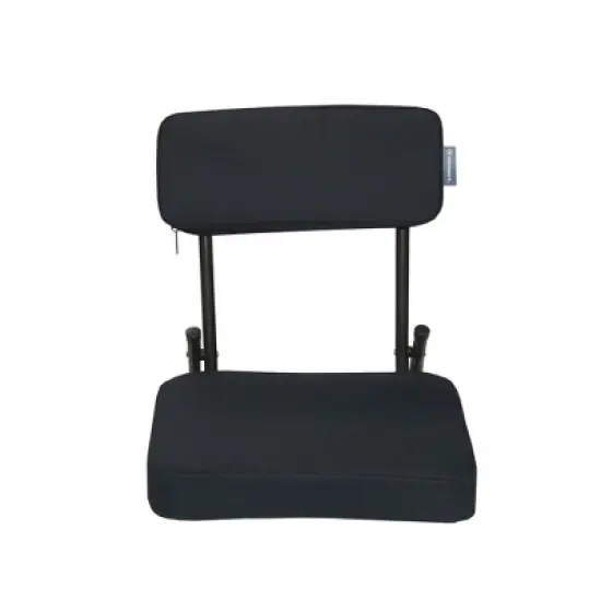 Stansport Steel Frame Foldable Coliseum Seat - Black image {1}