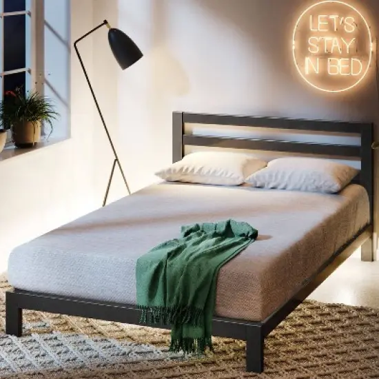 10" Arnav Modern Studio Platform 2000H Metal Bed Frame - Zinus image {12}