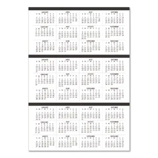 House of Doolittle Recycled Stargazer Monthly Planner 13-Month December 2025 to December 2026 Stargazer Artwork Black Cover 11 x 7 image {2}