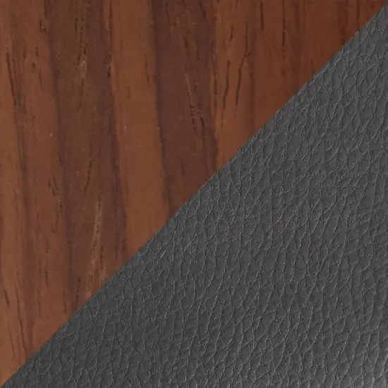 Set of 2 Cassis Upholstered Barstool Gray/Walnut - Lumisource image {7}