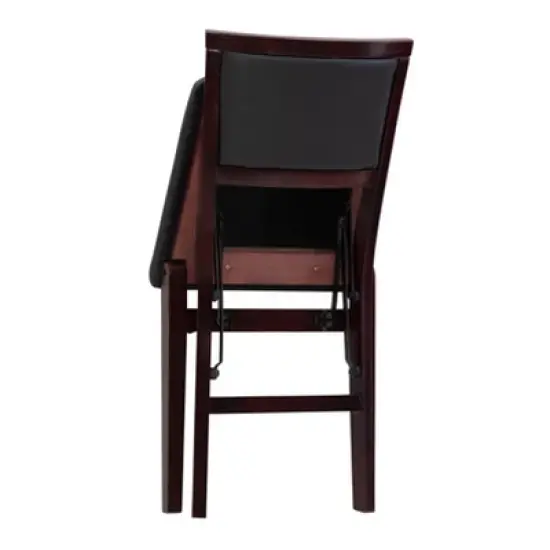 2pc Claire Folding Chair Espresso - Linon image {8}