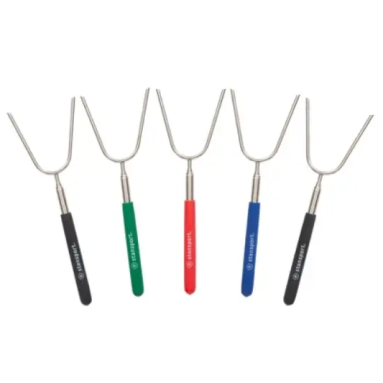 Stansport Stainless Steel Telescoping Forks - 5 Pack image {4}