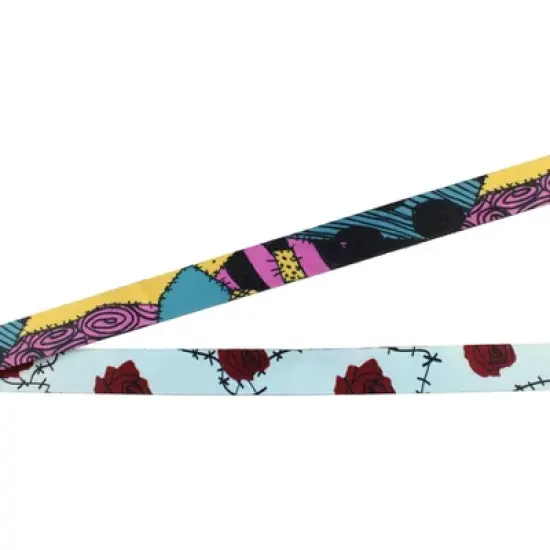 Nightmare Before Christmas Sally ID Lanyard Badge Holder With 1.5" Charm Pendant image {1}