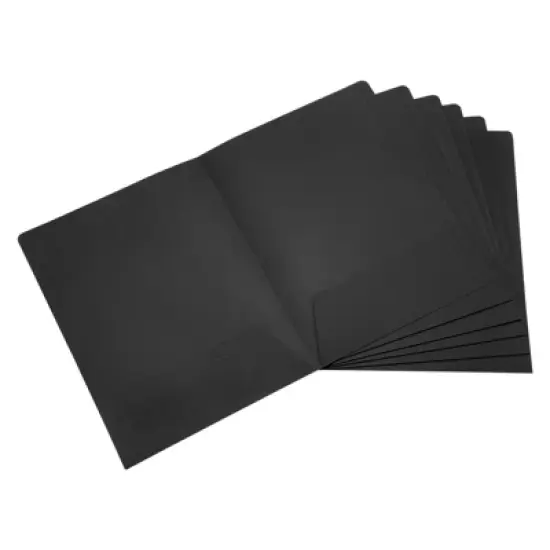 Unique Bargains Office Two-Pocket Letter Files Portfolio Storage Organizer Folders image {7}