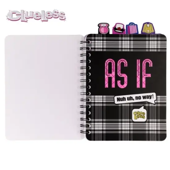 Inkology, LLC Clueless 4-Tab Spiral Notebook With 160 Dotted Sheets | 6 x 9 Inches image {2}