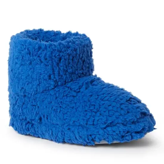 Dearfoams Kid's Tate Pile Bootie Slipper image {7}