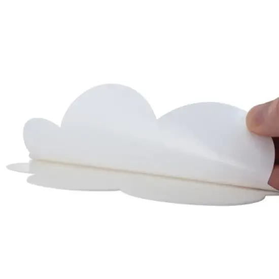 Pacon&reg; Self-Stick Dry Erase Clouds, White, 7" x 10", 10 Count image {2}