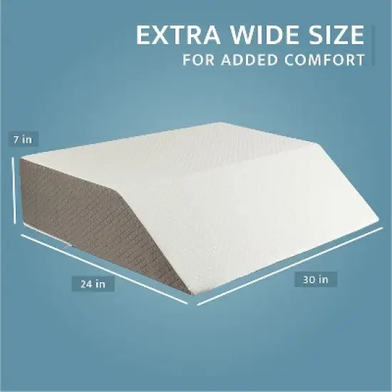 Kolbs Bed Wedge Pillow Leg Elevation Pillow Chic Jacquard Cover Knee Pillow Leg Pillow Wedge image {4}