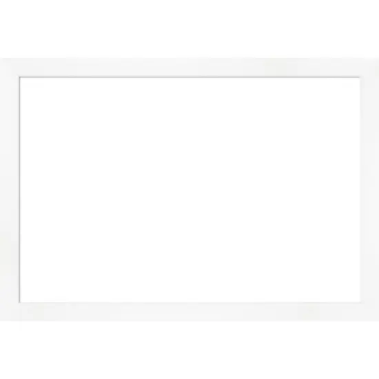 Amanti Art Cabinet White Narrow Framed Dry Erase Magnetic Board image {16}