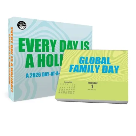 Trends International 2026 Celebrate Daily Dayata Time 6.12"x5.37" Box Calendar image {10}