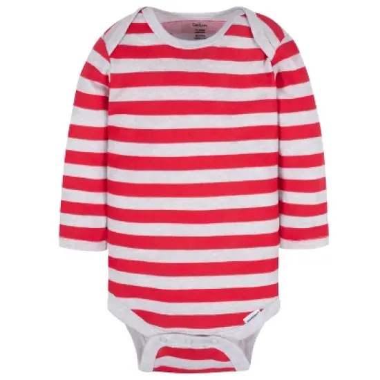 Gerber Baby Neutral Holiday Onesies Bodysuits, 3-pack image {3}