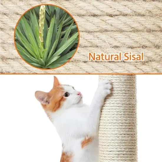 Yaheetech 67&Prime; H Cat Tree Cat Tower, Multi-Level Cat Play House, Climbing Tree image {5}