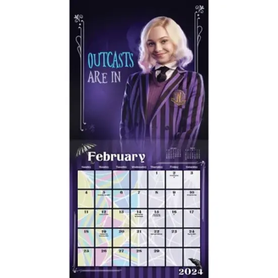 Trends International Inc. 2023-24 Wall Calendar 12"x12" Wednesday image {2}