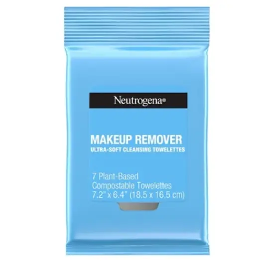 Neutrogena Facial Cleansing Makeup Remover Wipes - Travel Pack - 7ct image {7}