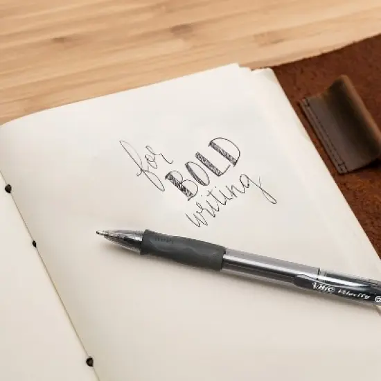 BIC Velocity Retractable Ball Pen Black Ink 1.6 mm 36/Pack VLGB361BK image {3}