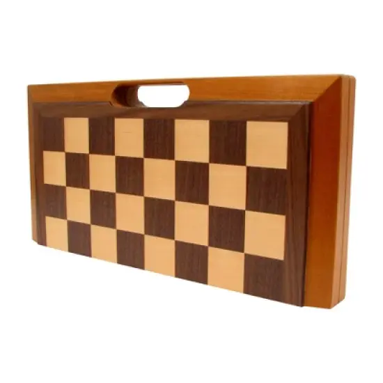 Toy Time Deluxe Wooden 3-in-1 Chess, Backgammon, and Checkers Set image {2}