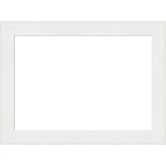 Amanti Art Vanity White Narrow Framed Dry Erase Magnetic Board image {10}