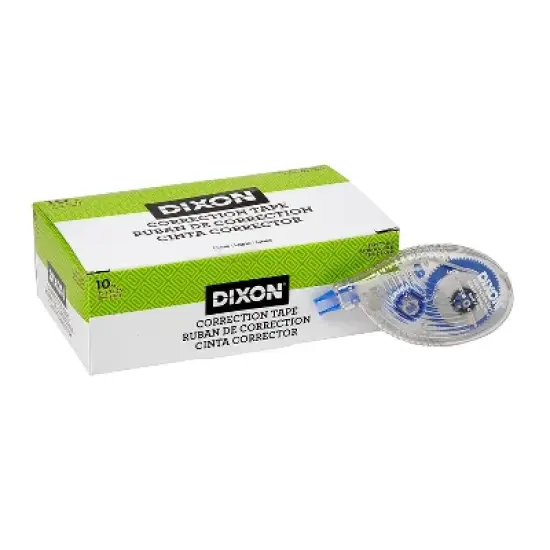 Dixon Correction Tape White 10 Count (DIX31930) image {2}