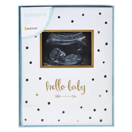 Pearhead Hello Baby Polkadot Baby Memory Book image {4}
