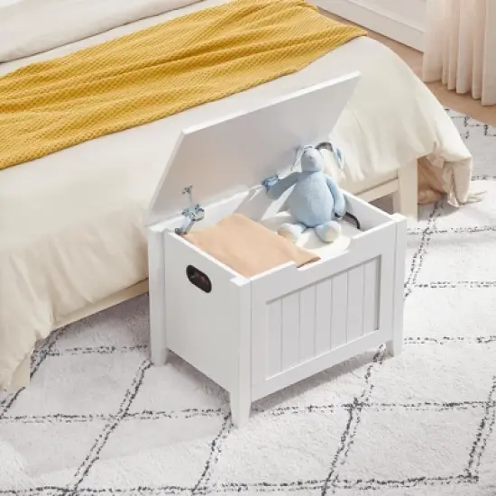 Storage Chest, Storage Trunk with Safety Hinge, Storage Bench, Wooden Storage Organizer image {6}