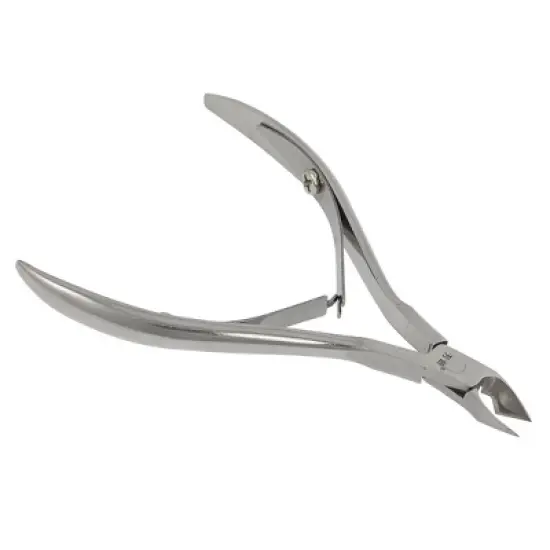 Unique Bargains Metal Straight Blades Compact Mini Cuticle Scissors Nippers 3.7" x 2.4" 1 Pc image {5}
