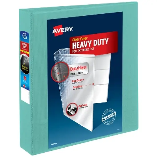 Avery Heavy-Duty View Binder, 1.5 Inch, 1 Mint Binder (79271) image {9}