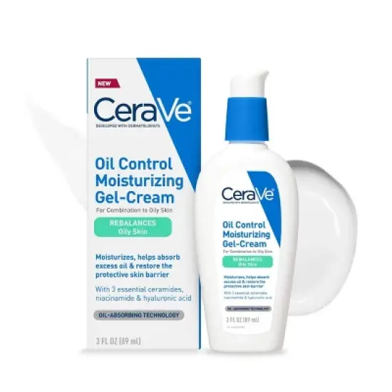 CeraVe Oil Control Face Gel Cream - 3 fl oz image {1}