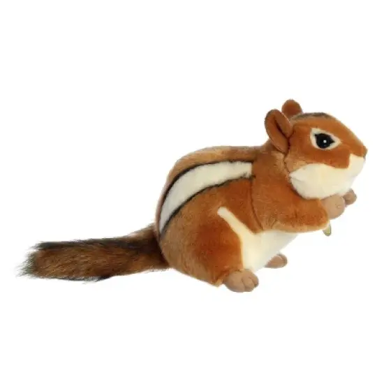 Aurora Small Chipmunk Miyoni Realistic Stuffed Animal Brown 9" image {2}