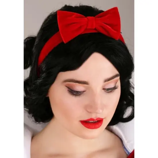 HalloweenCostumes.com Disney's Snow White Costume for Women, Adult Magical Princess Classic Yellow Bodice and Skirt image {14}