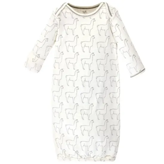 Touched by Nature Organic Cotton Gowns, Llama, Preemie/Newborn image {1}