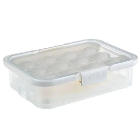 SnapLock Collapsible Deviled Egg Carrier: Dishwasher-Safe, Polypropylene & Silicone, Food Transport Holder image {7}
