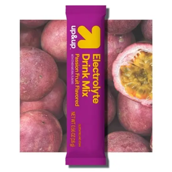 Hydration with Electrolytes Drink Mix - Passion Fruit - up&up&trade; image {5}