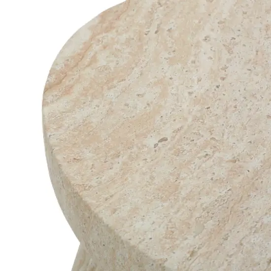 Christopher Knight Home Larrick Outdoor Concrete Side Table image {6}