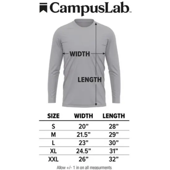 Men's Saint Leo University Sport Long Sleeve Left Chest Logo image {5}