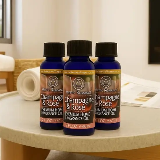 Di'Aroma Champagne & Rose Fragrance Oil 2 oz &ndash; Premium Aromatherapy Scent for Diffuser, Burner & Potpourri, Pure and Natural Rose Scent image {2}