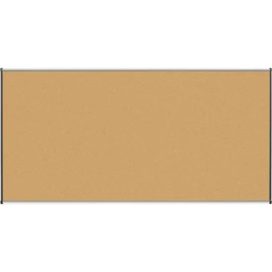 Lorell - Satin-Finish - Bulletin Board - Natural Cork Surface image {1}