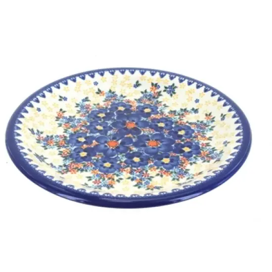 Blue Rose Polish Pottery Vena Dinner Plate image {6}