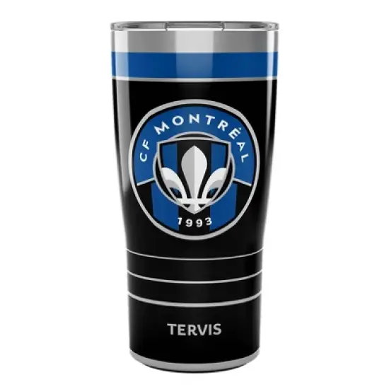 MLS CF Montreal 20oz MVP Stripe Stainless Steel Tumbler image {3}