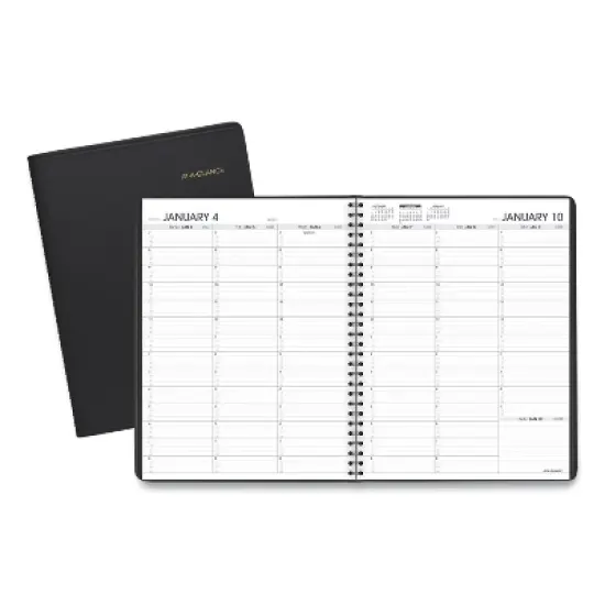 Weekly Appointment Book, 11 x 8.25, Black Cover, 13-Month: Jan 2026 to Jan 2027 image {6}