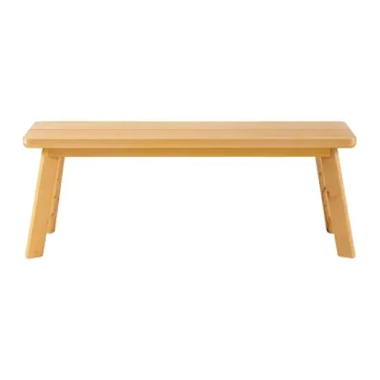 48" Shelburne Dining Bench Warm Natural - Alaterre Furniture image {2}