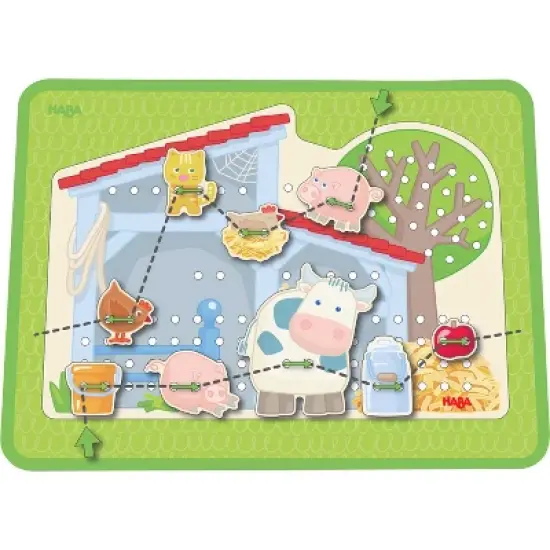 HABA The Farm Threading Game image {4}