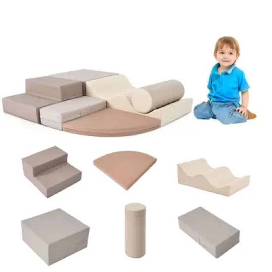 Dexmalle Soft Climb and Crawl Foam Playset 6 in 1 image {12}