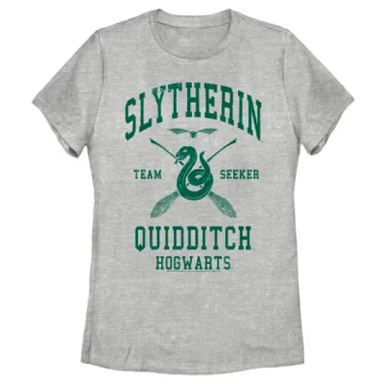 Women's Harry Potter Slytherin Quidditch Team Seeker T-Shirt image {3}