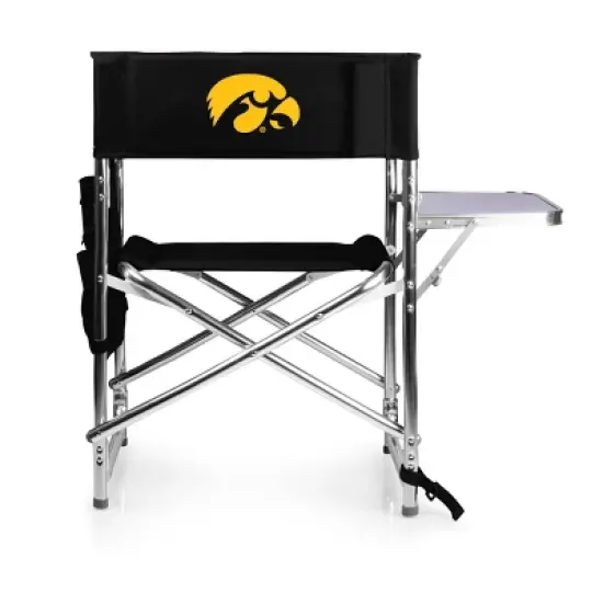 NCAA Iowa Hawkeyes Portable Camp Chair with Side Table image {7}