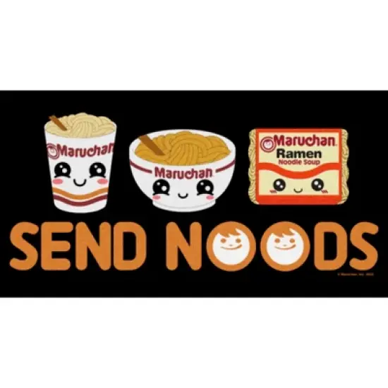 Junior's Maruchan Ramen Trio Send Noods T-Shirt image {1}