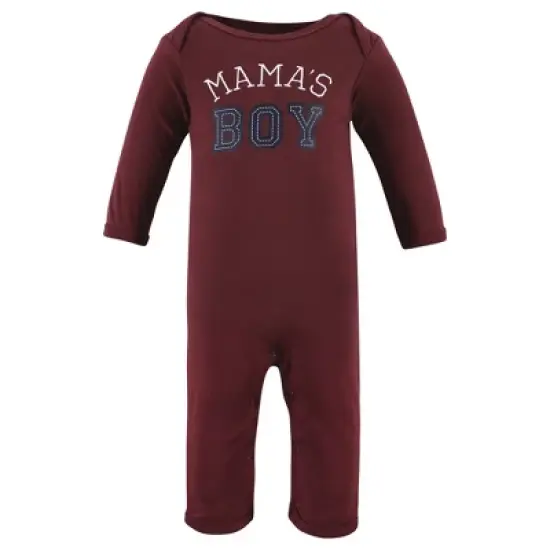 Hudson Baby Infant Boys Cotton Coveralls, Mamas Boy image {2}