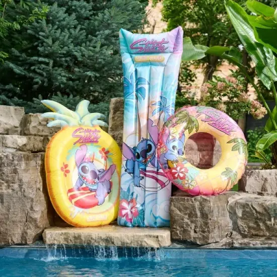 Swimways Stitch Swim Tube: Disney Lounger for Pool Fun image {5}